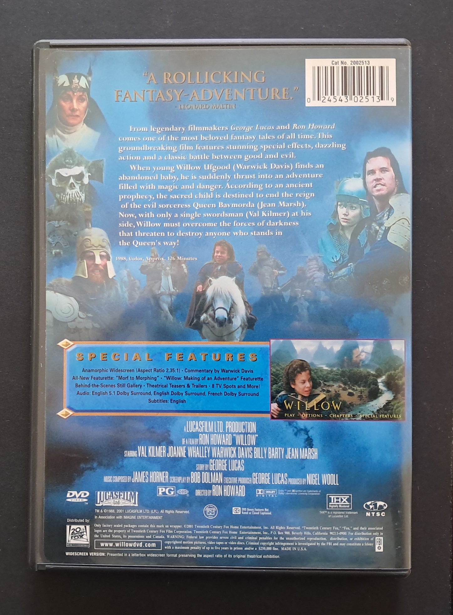 Willow DVD (Ron Howard, 1988)
