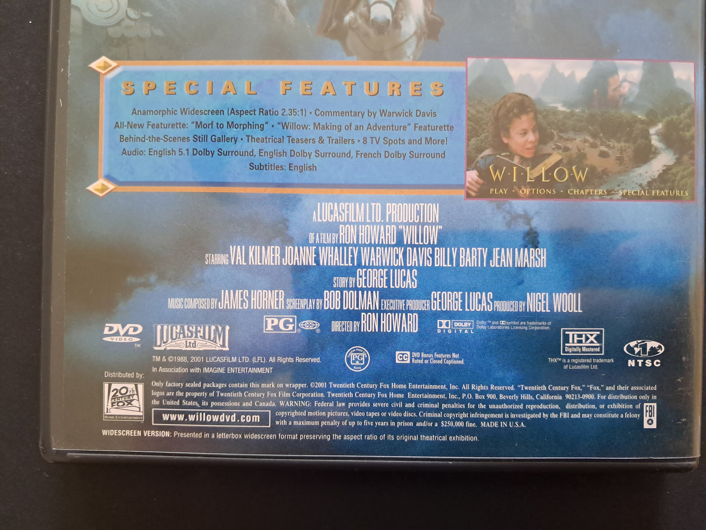 Willow DVD (Ron Howard, 1988)