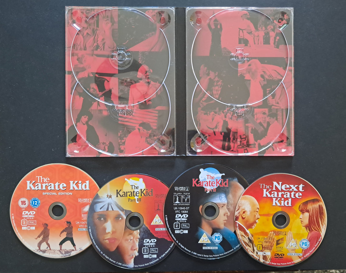Karate Kid Box DVD Parts 1-4
