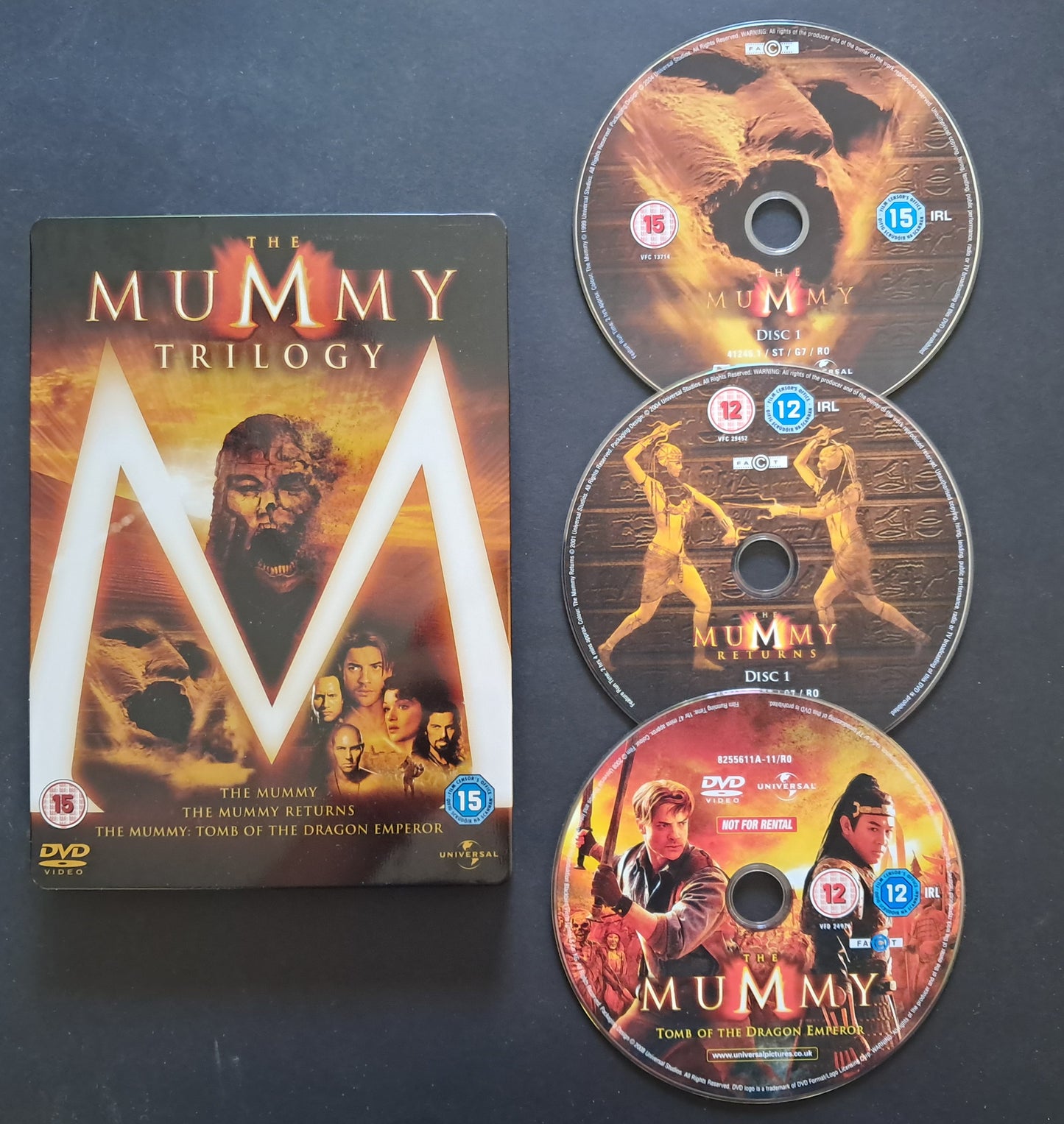 The Mummy Trilogy Steelbox Parts 1-3