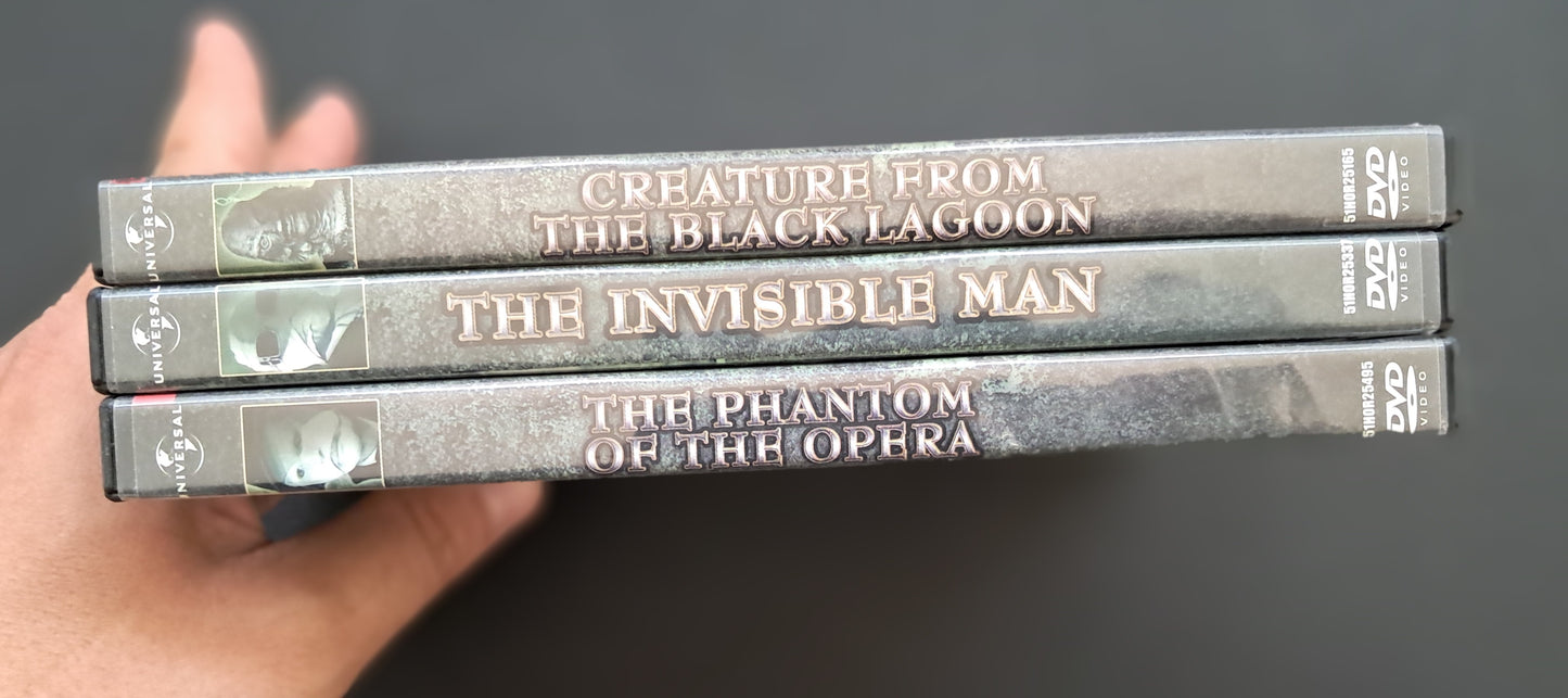 Creature from the Black Lagoon (1954) / The Invisible Man (1933) / Phantom of the Opera (1943)