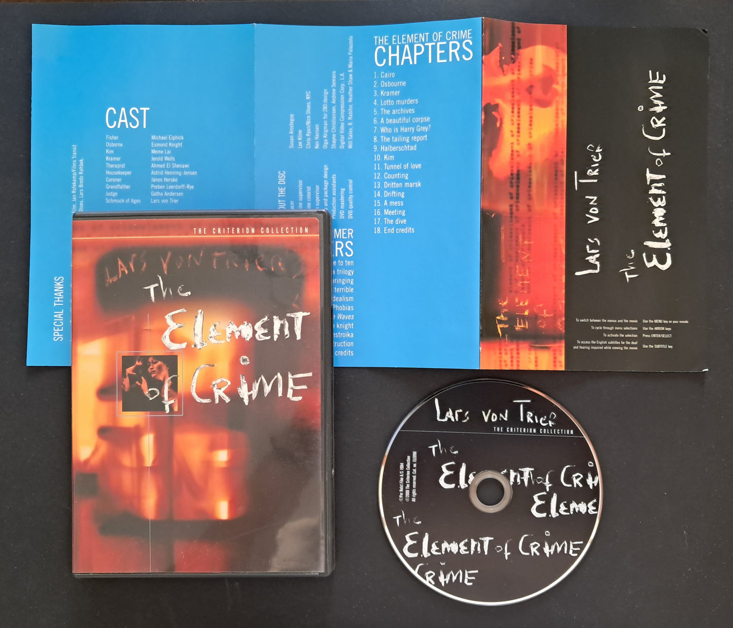 The Element of Crime DVD (Lars Von Trier, 1984)