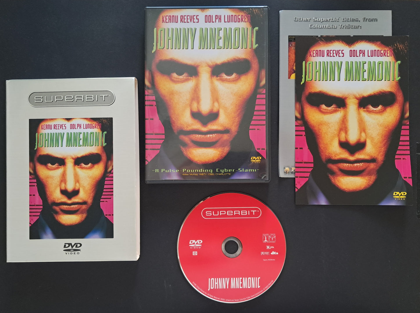 Johny Mnemonic DVD (Robert Longo, 1995)