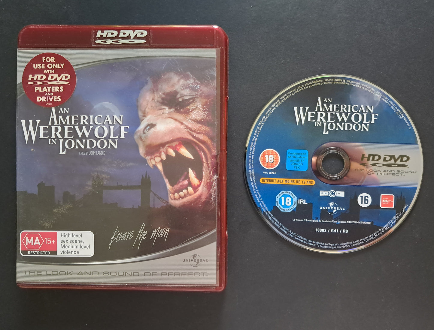 An American Werewolf in London Blu Ray DVD (John Landis, 1981)