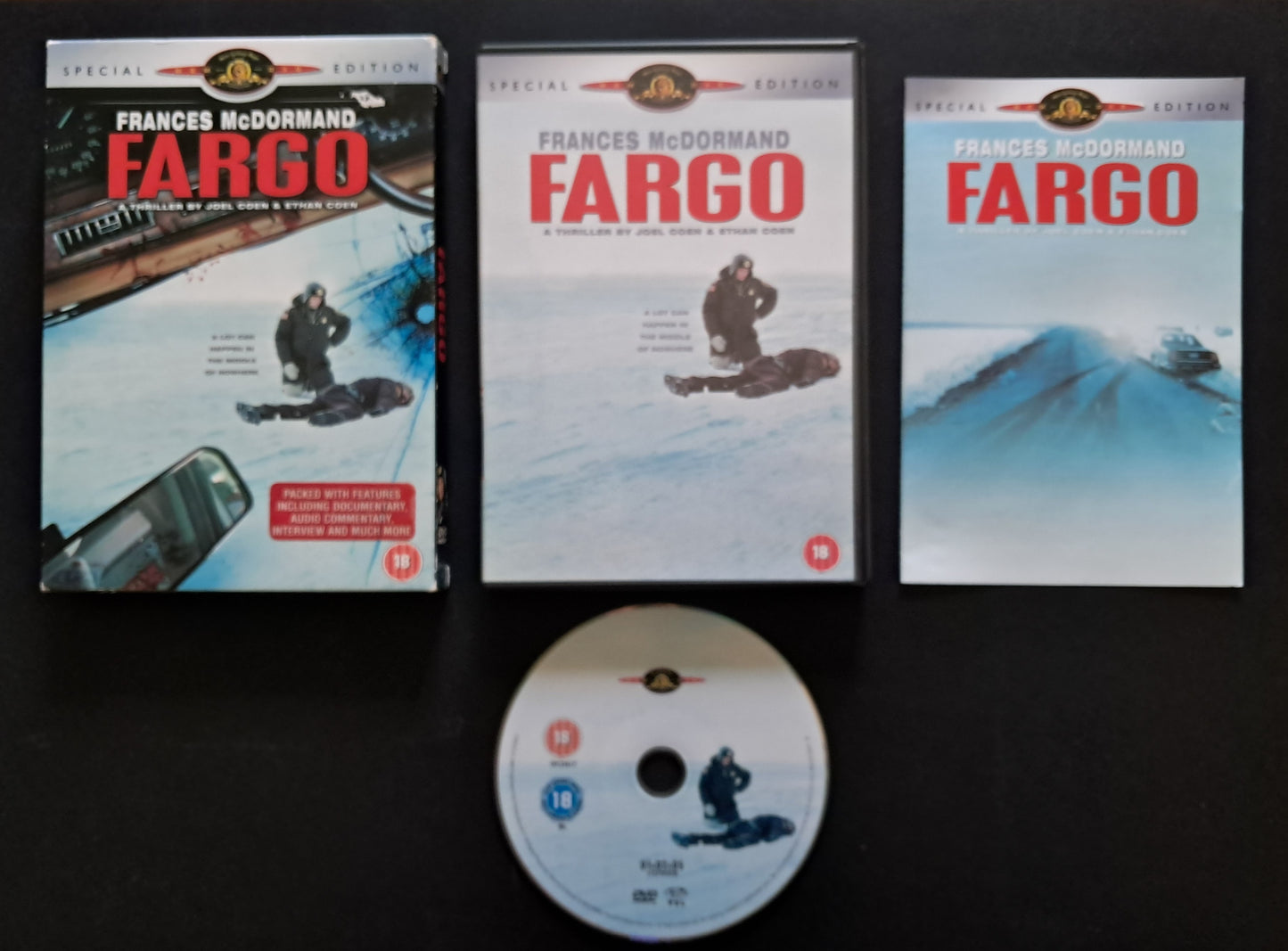 Fargo DVD (Joel Coen & Ethan Coen, 1996)