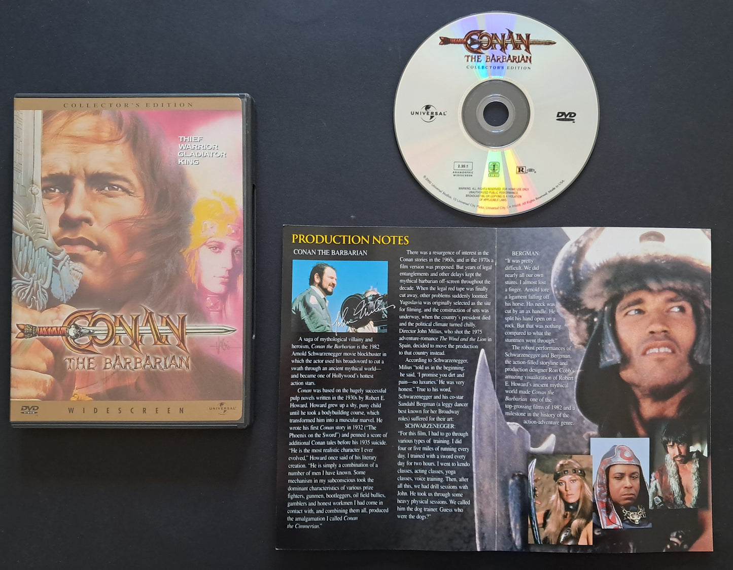 Conan the Brabarian DVD (John Milius, 1982)