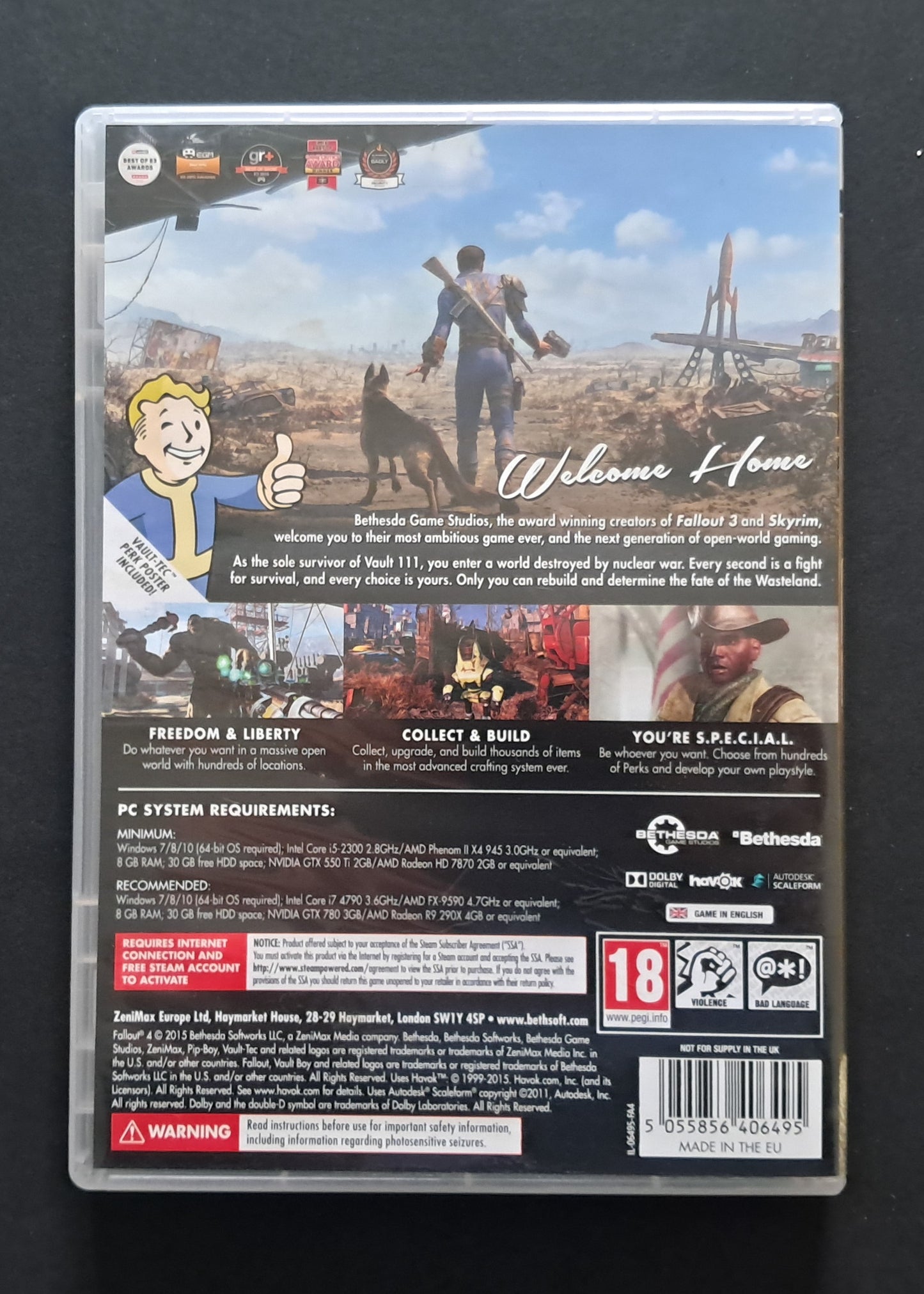Fallout 4 PC Game (Bethesda Game Studios, 2015)