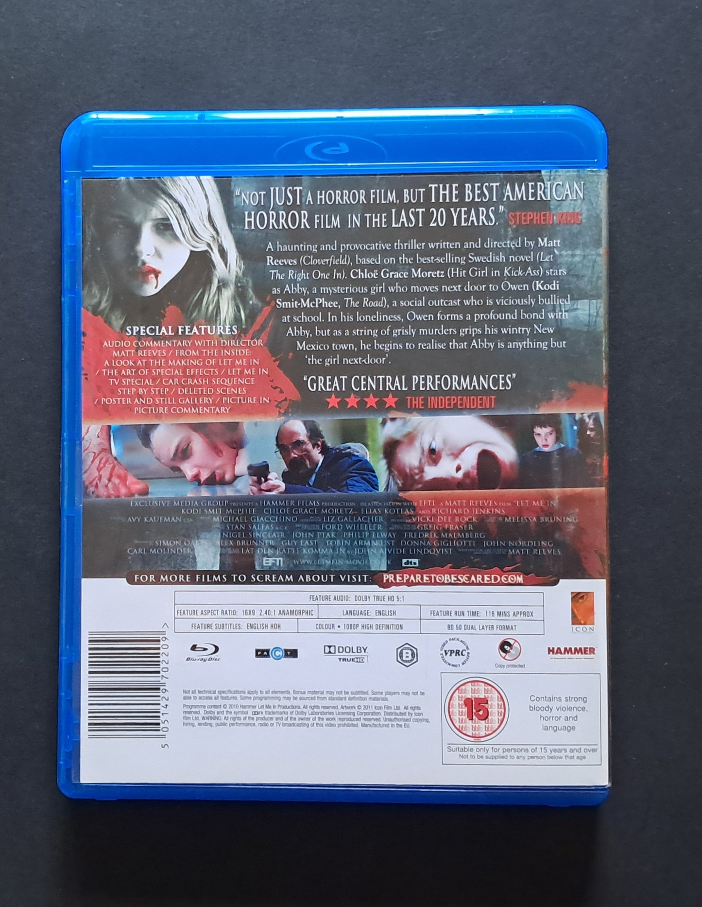 Let Me In Blu Ray (Matt Reeves, 2010)