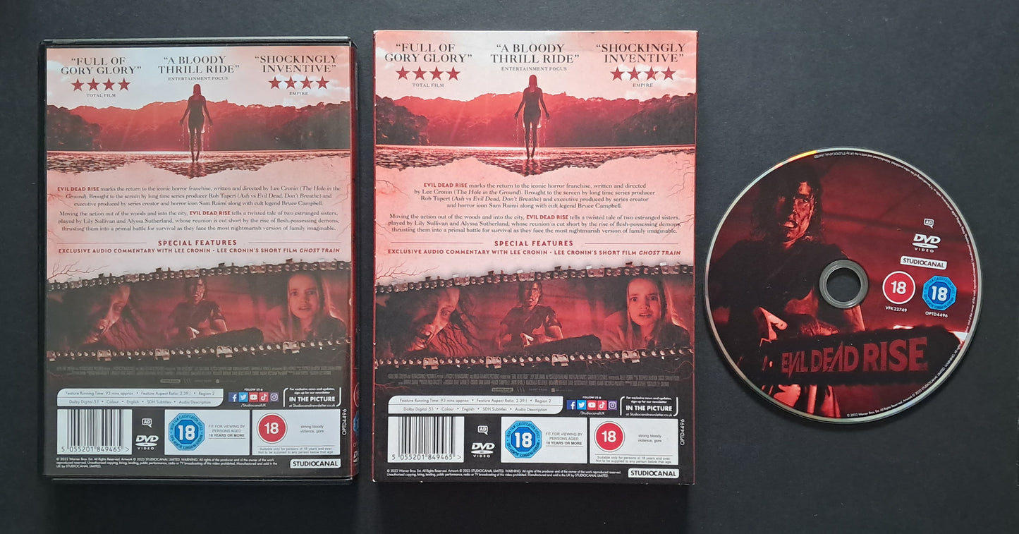 Evil Dead Rise DVD (Lee Cronin, 2023)