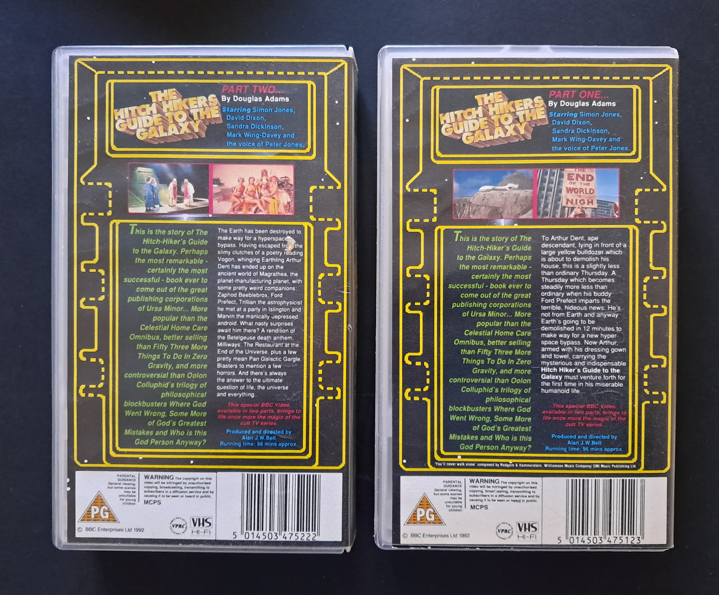 The Hitch Hiker's Guide to the Galaxy VHS Mini Series (J. W. Bell, 1981)