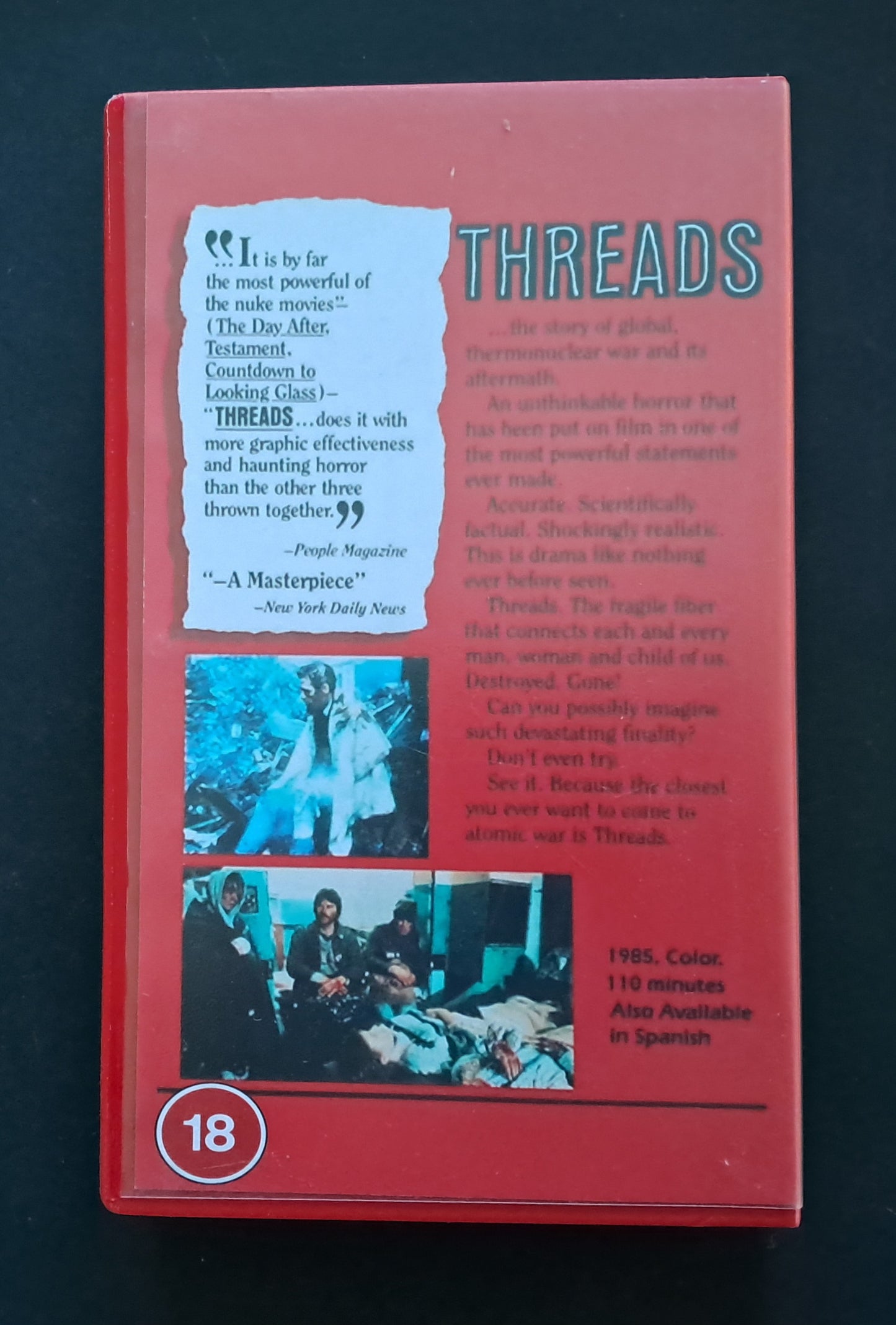 Threads VHS (Mick Jackson, 1984)