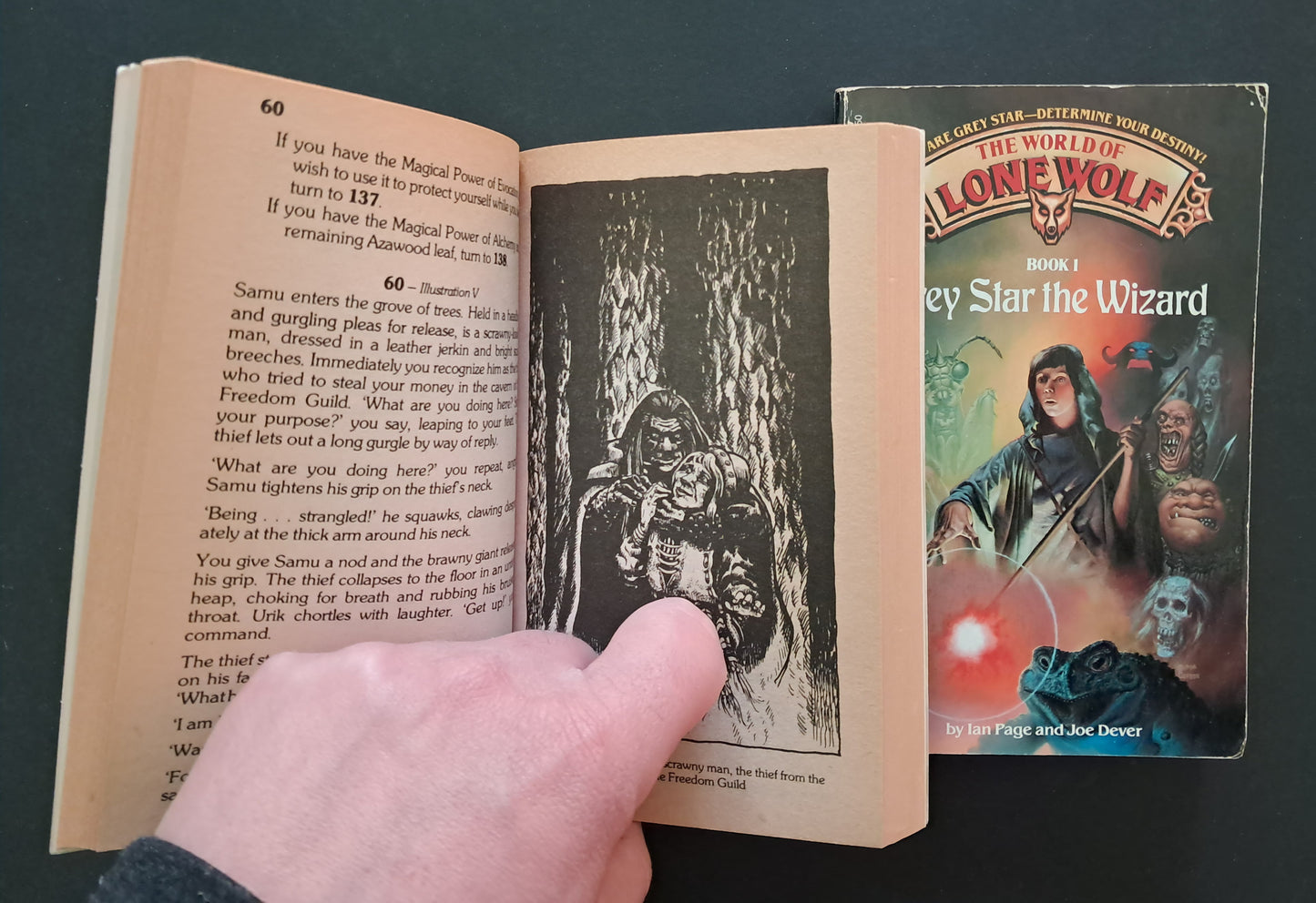 Lonewolf Gamebooks Grey Star the Wizard & The Forbidden City (Books 1 & 2)