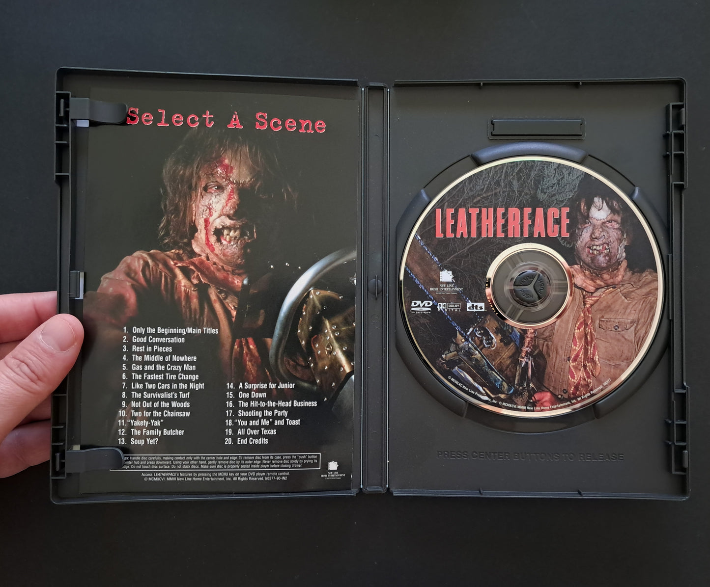Leatherface: The Texas Chainsaw Massacre 3 DVD (Jeff Burr, 1990)