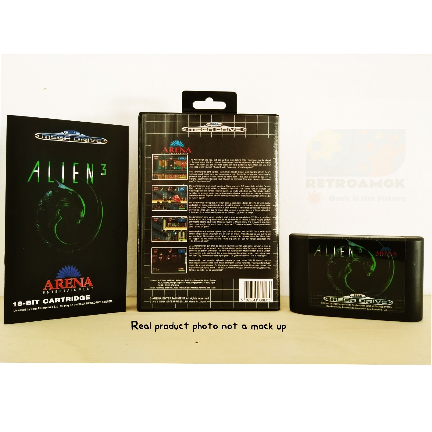 Alien 3 (Sega Mega Drive 2, 1992, Boxed, Manual, PAL)