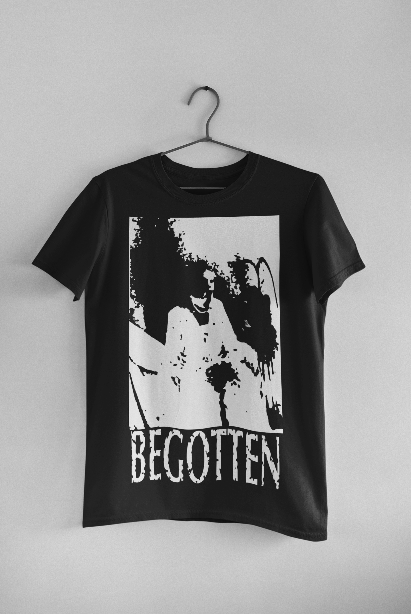 Begotten T-Shirt VHS Cover Inspired T-Shirt Μαύρο