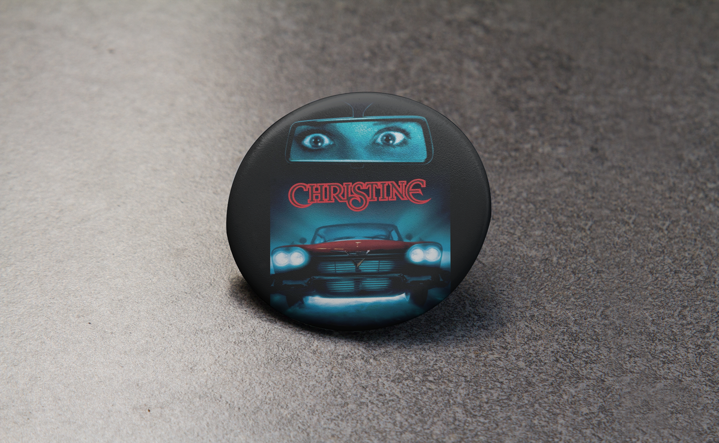 Christine (Button Pin)