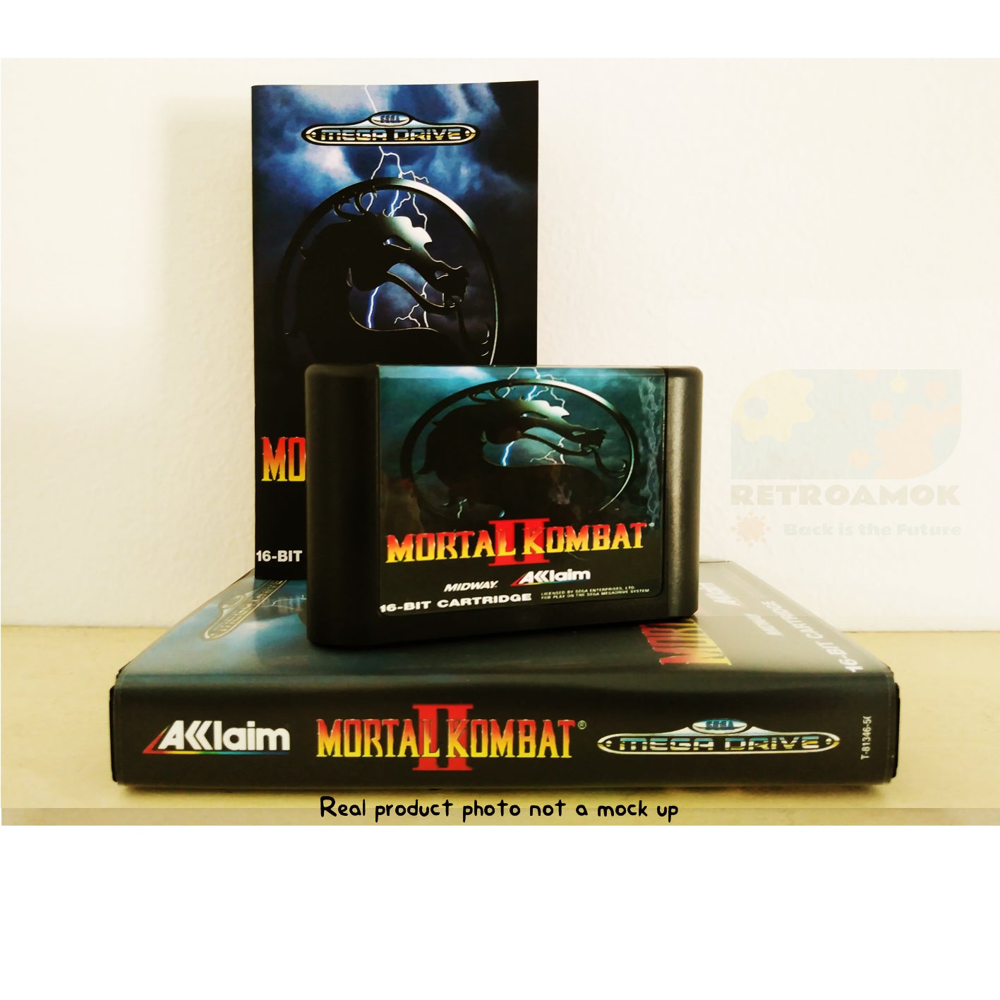 Mortal Kombat 2 (Mega Drive 2, 1993, Boxed, Manual, PAL)