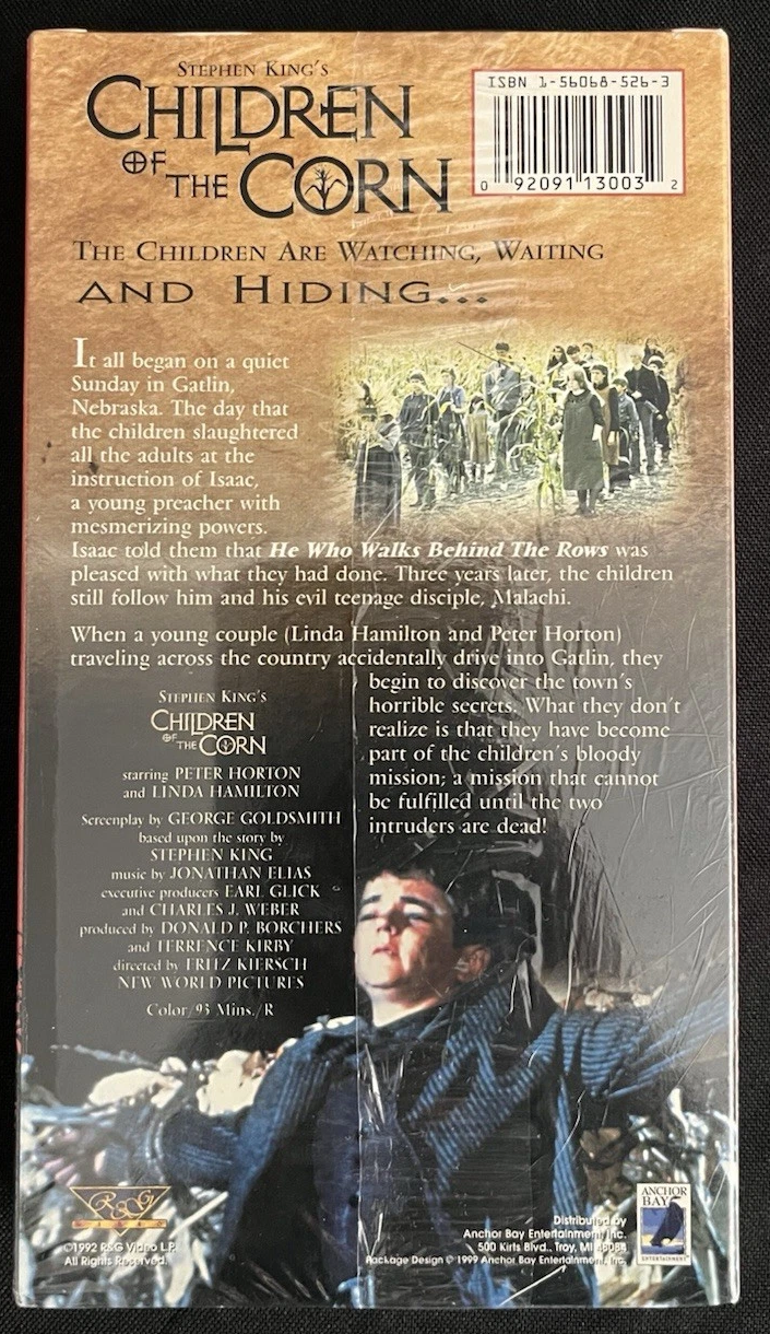 Children of the Corn VHS (Fritz Kiersch, 1984)