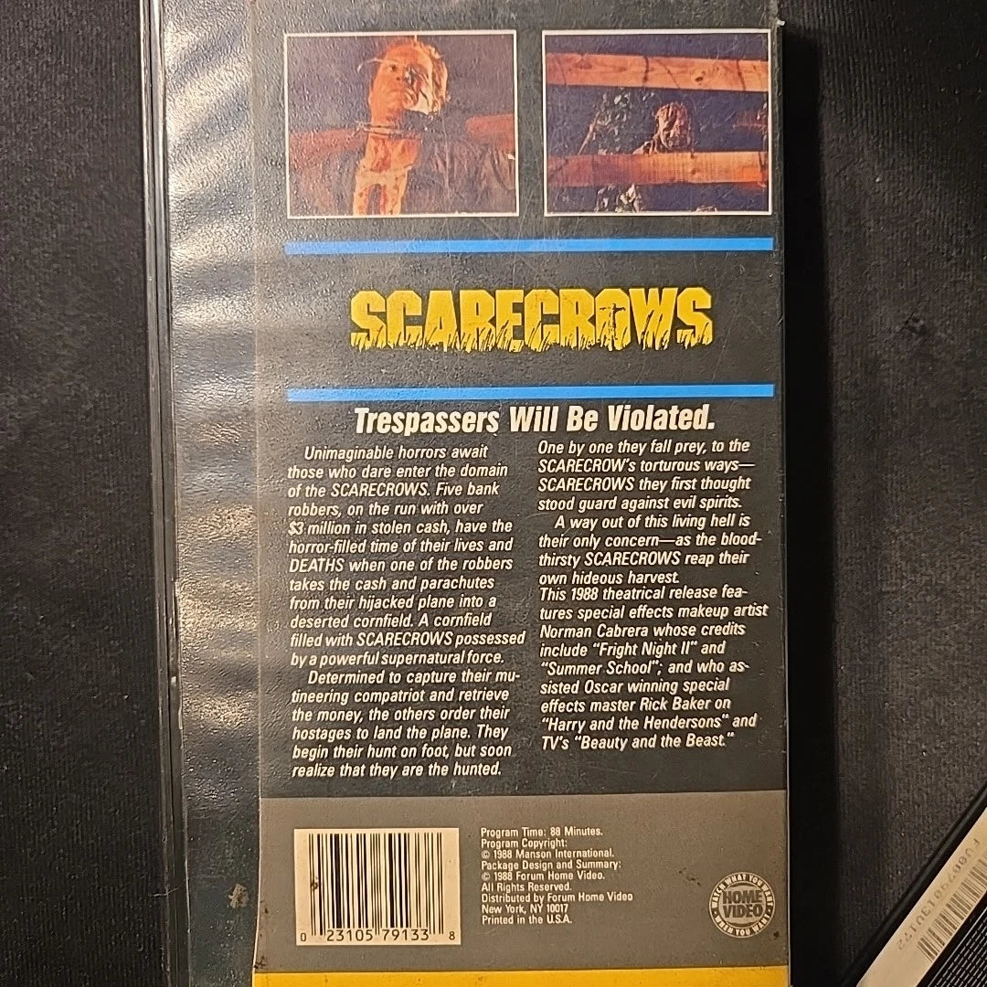 Scarecrows VHS (William Wesley, 1988)