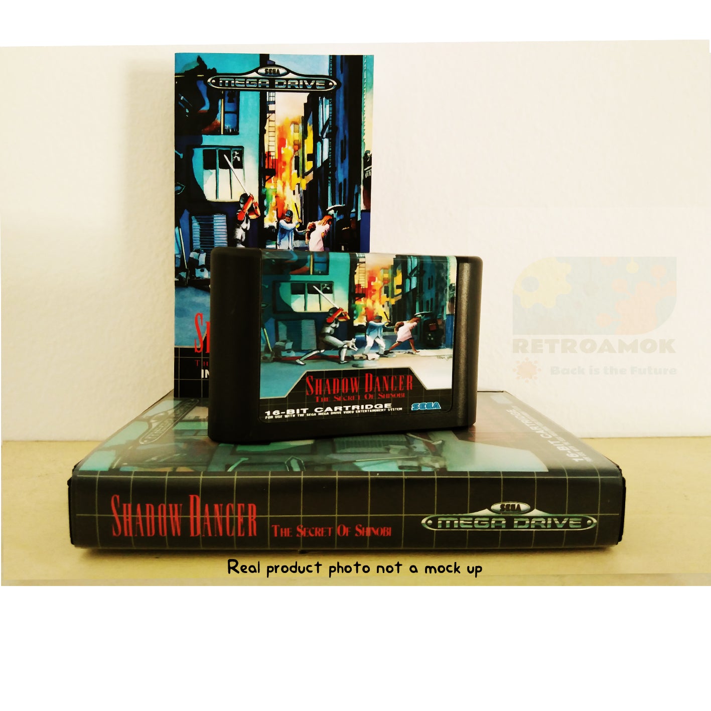 Shadow Dancer: The Secret of Shinobi (Mega Drive 2, 1990, Boxed, Manual, PAL)