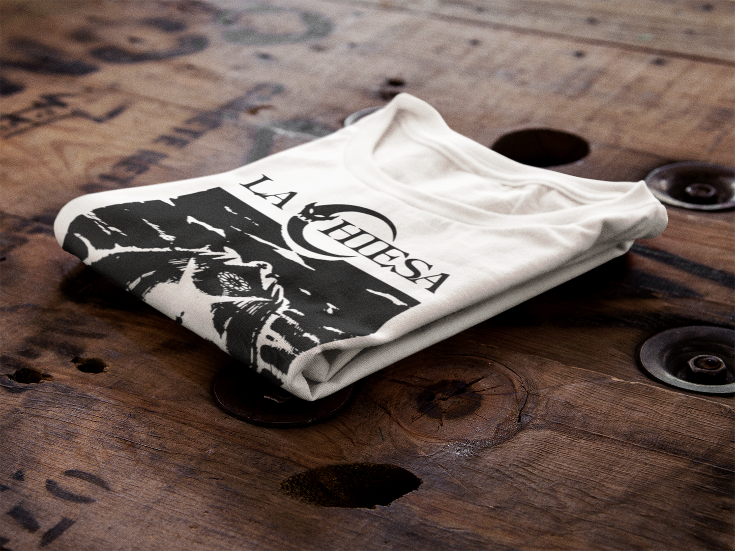 La Chiesa VHS Cover Inspired T-Shirt Λευκό