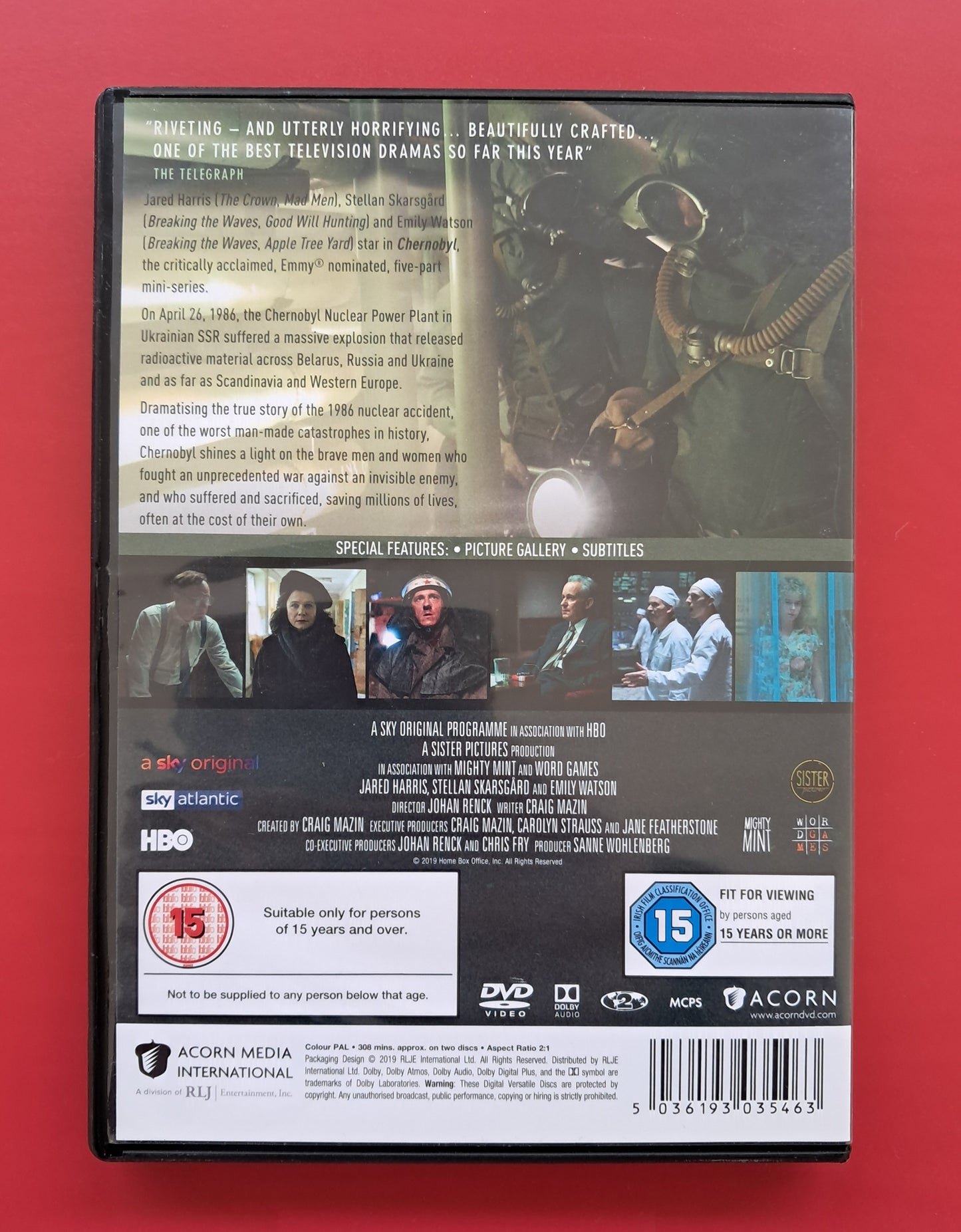 Chernobyl Series DVD (Graig Mazin, 2019)