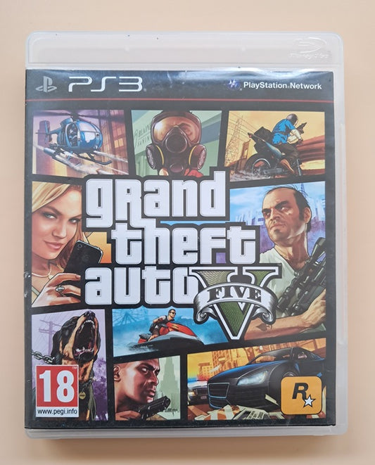 Grand Theft Auto Five  (PS3 Game)