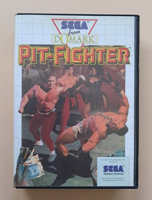 Pit Fighter (Sega Master System, PAL, Manual, Original, 1991)