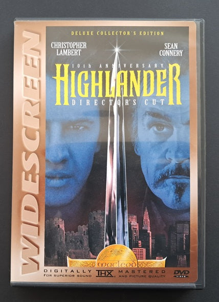 Highlander Deluxe Collector's Edition DVD ( Russell Mulcahy, 1986)