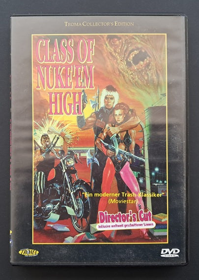 Class of Nuke 'em High Director's Cut DVD (Richard W. Haines, Lloyd Kaufman, 1986)