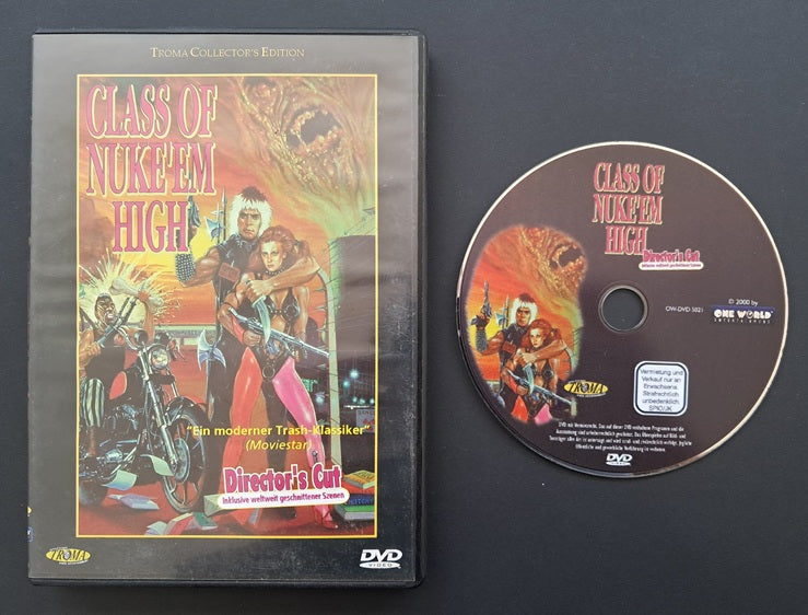Class of Nuke 'em High Director's Cut DVD (Richard W. Haines, Lloyd Kaufman, 1986)