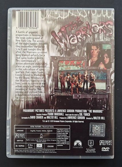 The Warriors DVD (Walter Hill, 1979)