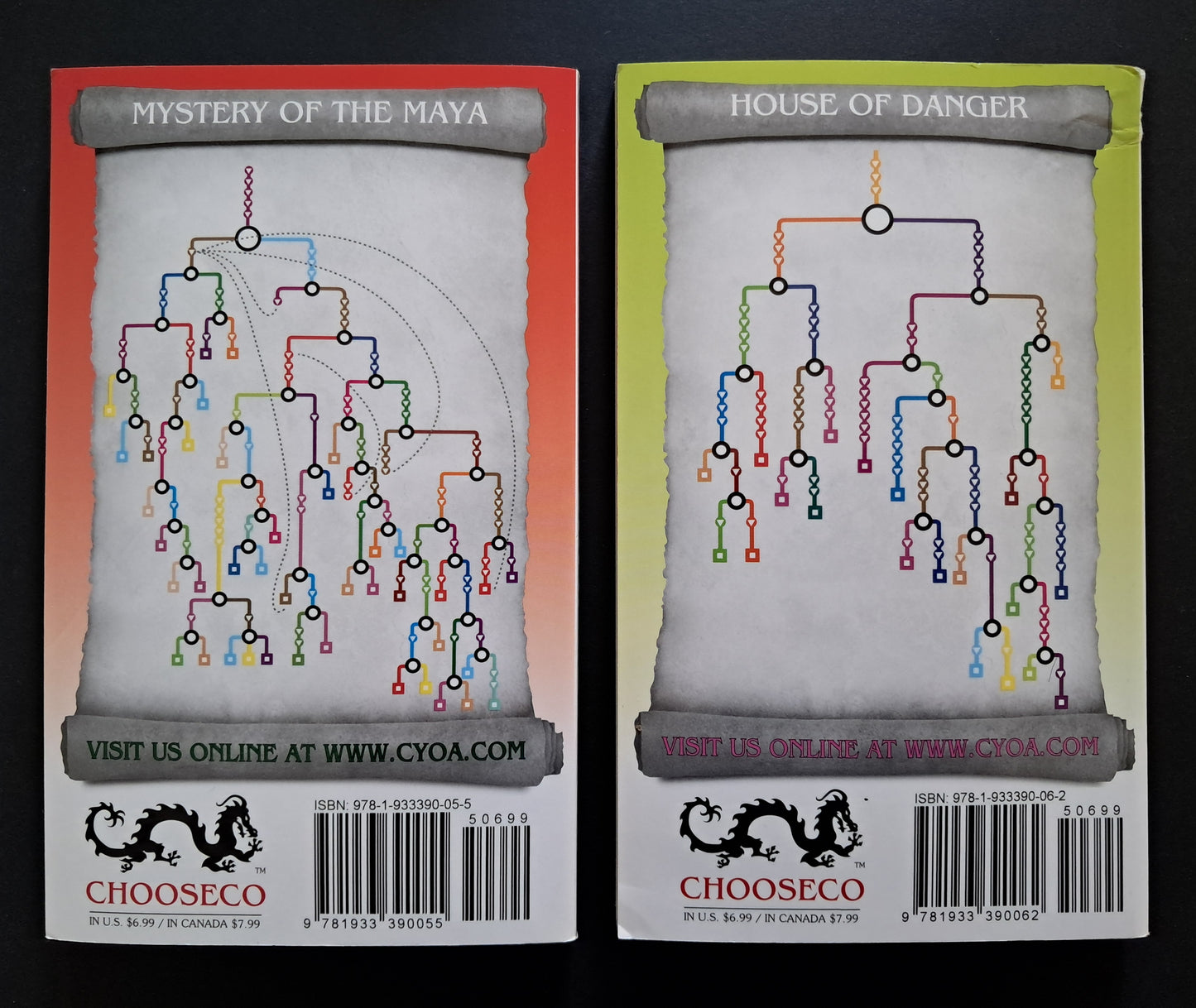 5 Βιβλία της σειράς "Choose your own adventure", solo gamebooks σε πακέτο