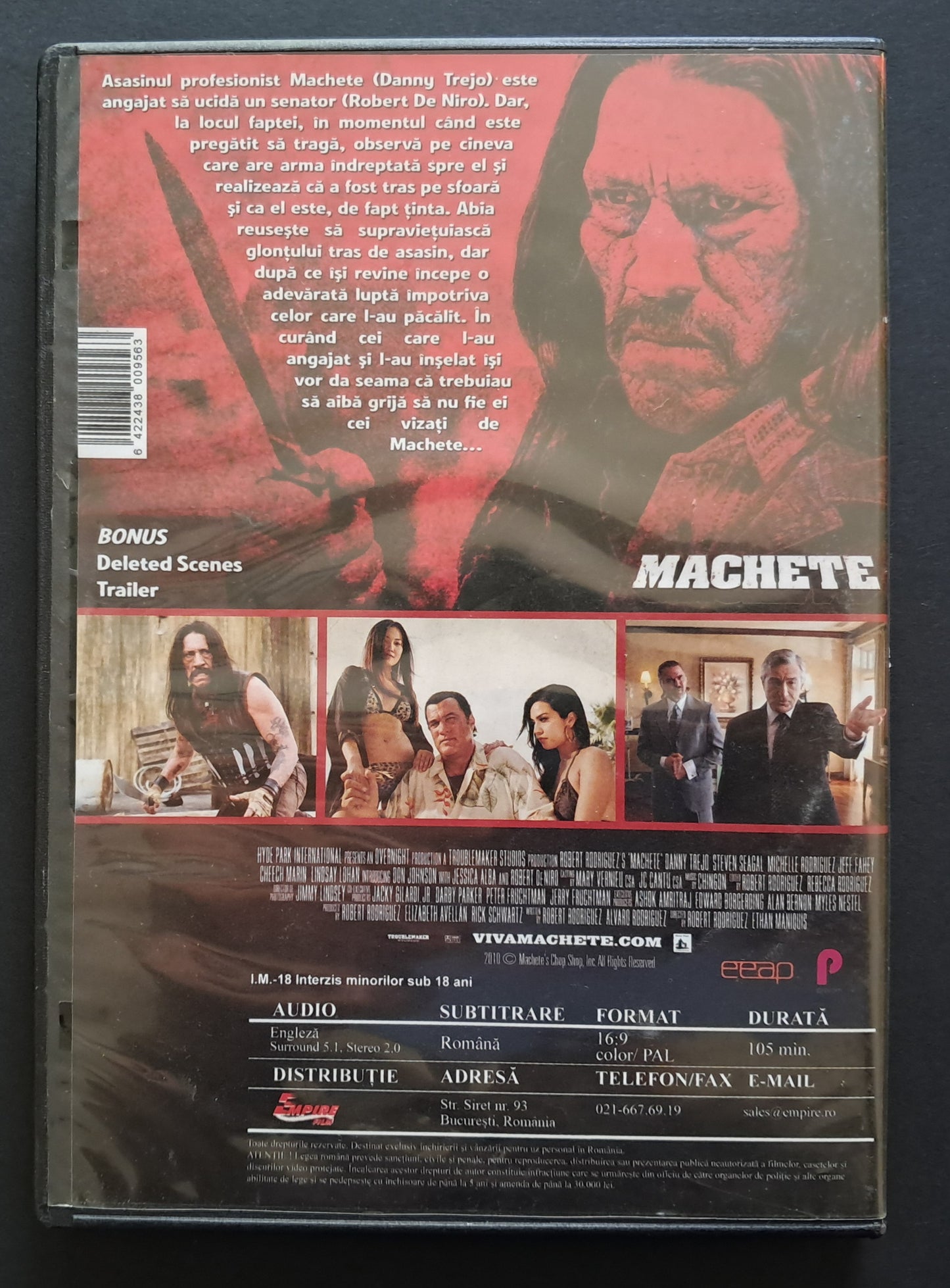 Machete DVD (Ethan Maniquis, Robert Rodriguez, 2010)