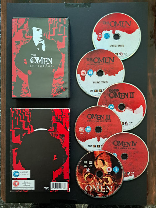 The Omen Pentology 6 Disc BOX (Parts 1 - 4 plus Remake)