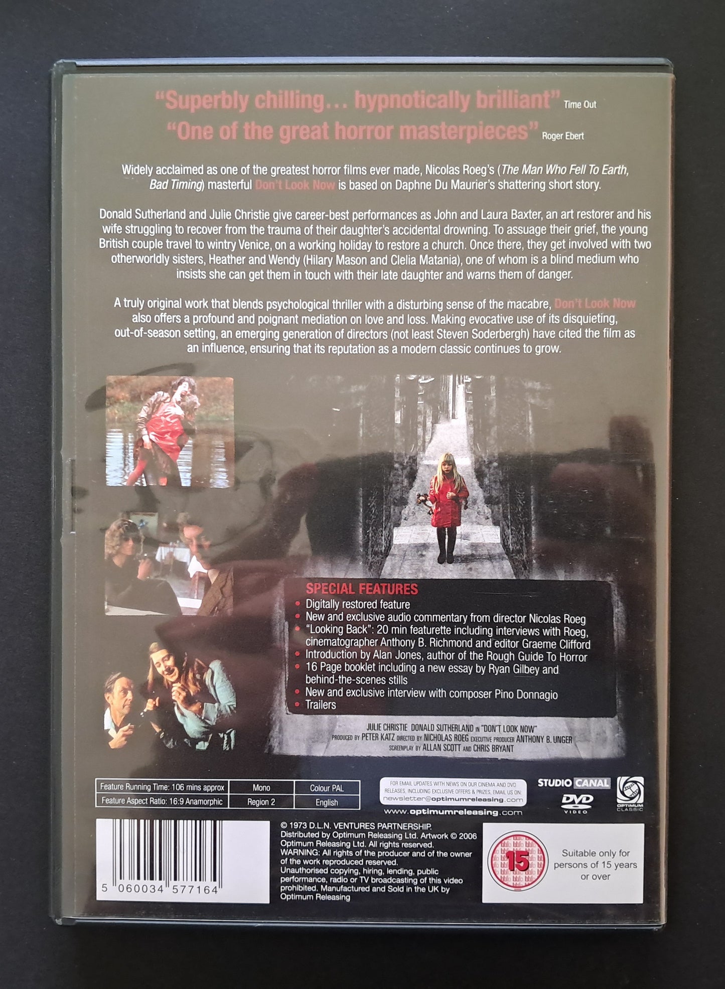 Don't Look Now DVD (Nicolas Roeg, 1973)