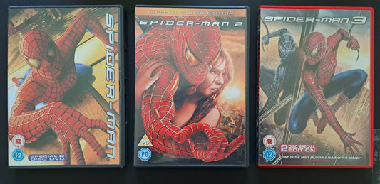 Spiderman Trilogy plus Bonus (Sam Raimi Trilogy, 2002, 2004, 2007)