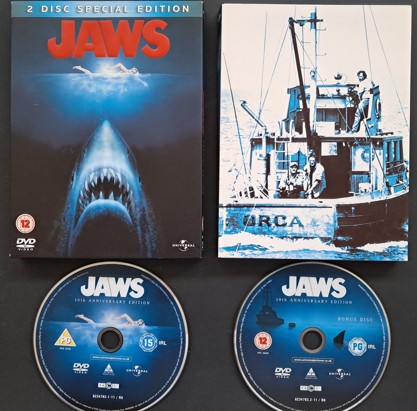 Jaws 30th Anniversary Special Edition Double DVD (Peter Benchley, 1975)