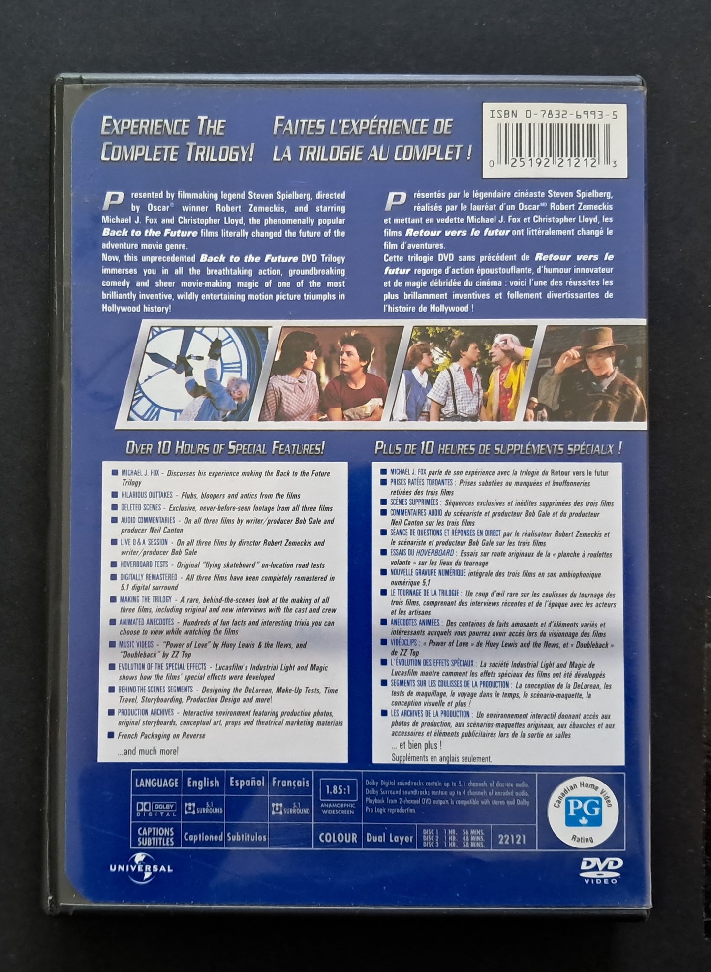 Back to the Future Trilogy BOX DVD (Robert Zemeckis, 1985-1989-1990)
