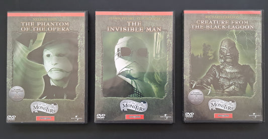 Creature from the Black Lagoon (1954) / The Invisible Man (1933) / Phantom of the Opera (1943)