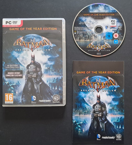 Batman: Arkham Asylum PC Game (Rocksteady Studios, 2009)