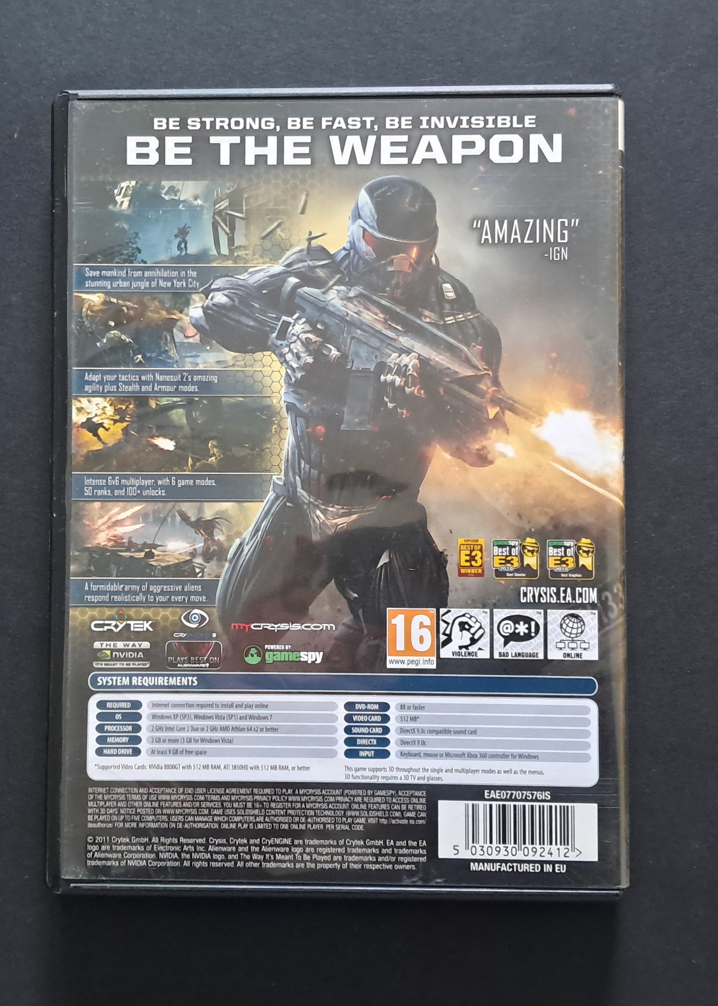 Crysis 2 PC Game (Crytek, 2011)