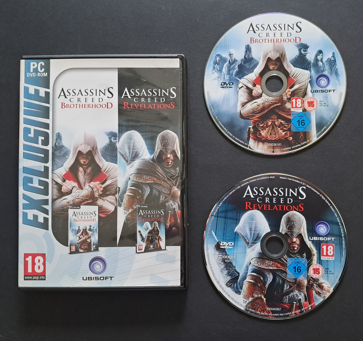 Assassin's Creed: Brotherhood & Revelations PC Games (Ubisoft, 2010 & 2011)