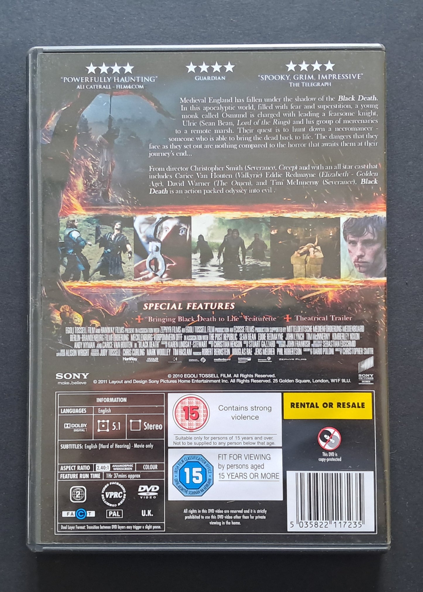 Black Death DVD (Cristopher Smith, 2010)