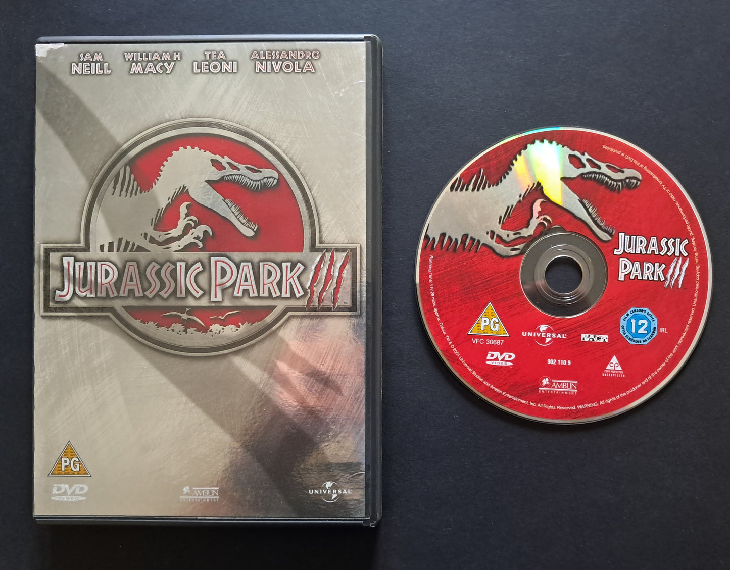 Jurassic Park 3 DVD (Joe Johnston, 2001)