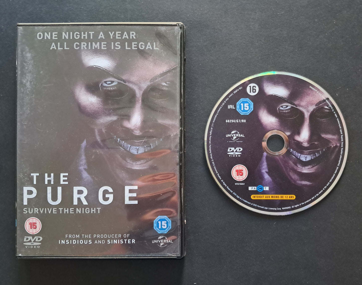 The Purge DVD (James Demonaco, 2013)