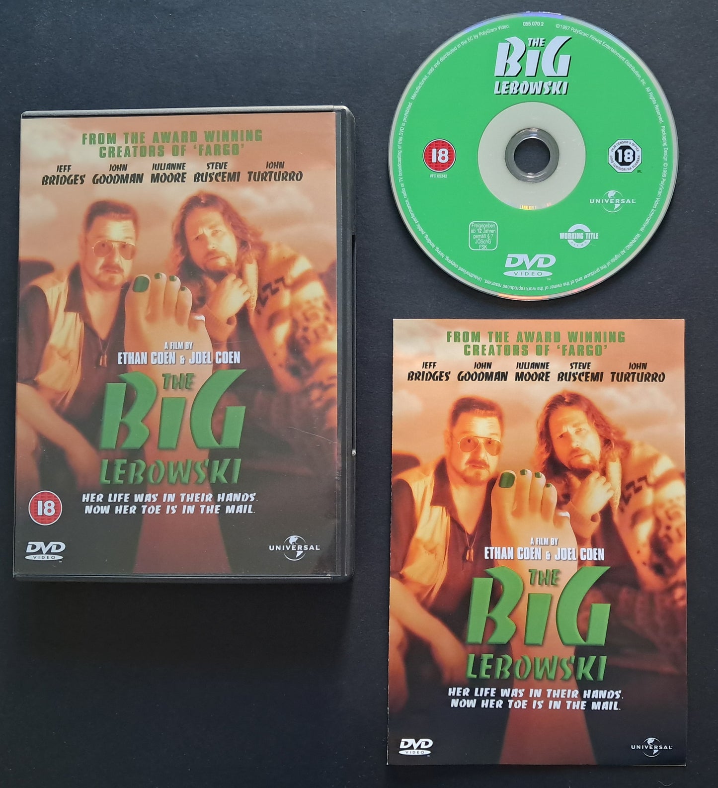 The Big Lebowksi DVD (Joel and Ethan Coen, 1998)
