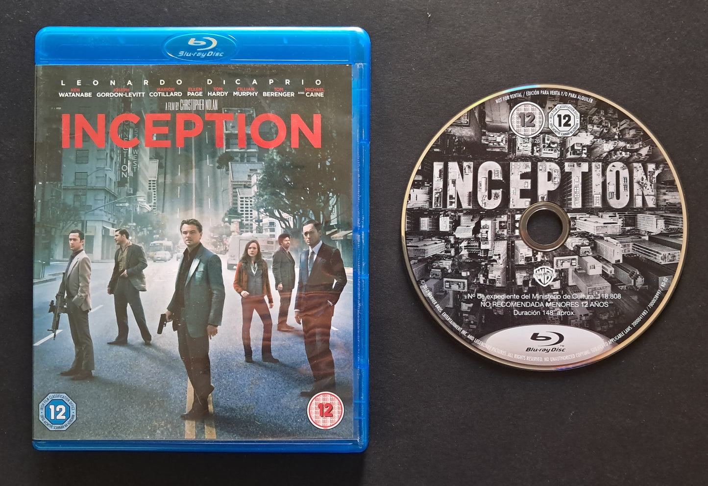 Inception DVD (Cristopher Nolan, 2010)