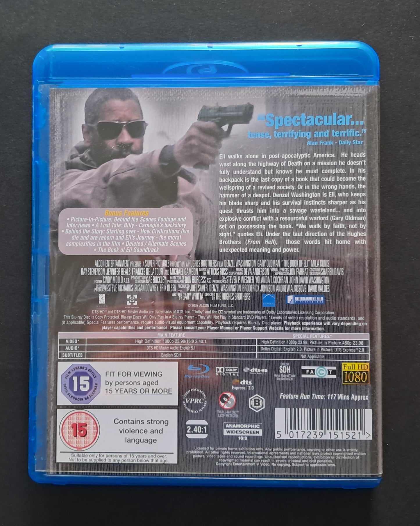 Book of ELI Blu Ray DVD (Albert & Alen Hughes, 2010)