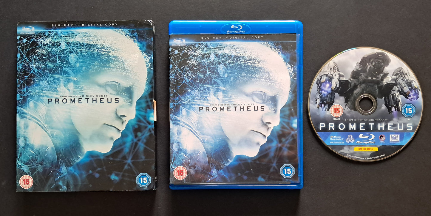 Prometheus Blu Ray DVD (Ridley Scott, 2012)
